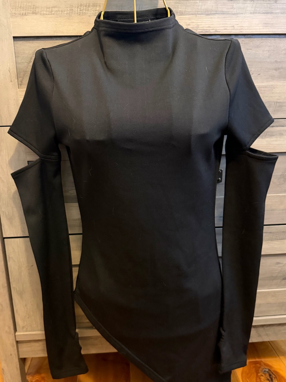 Killstar Asymmetric Stretchy Drape Top